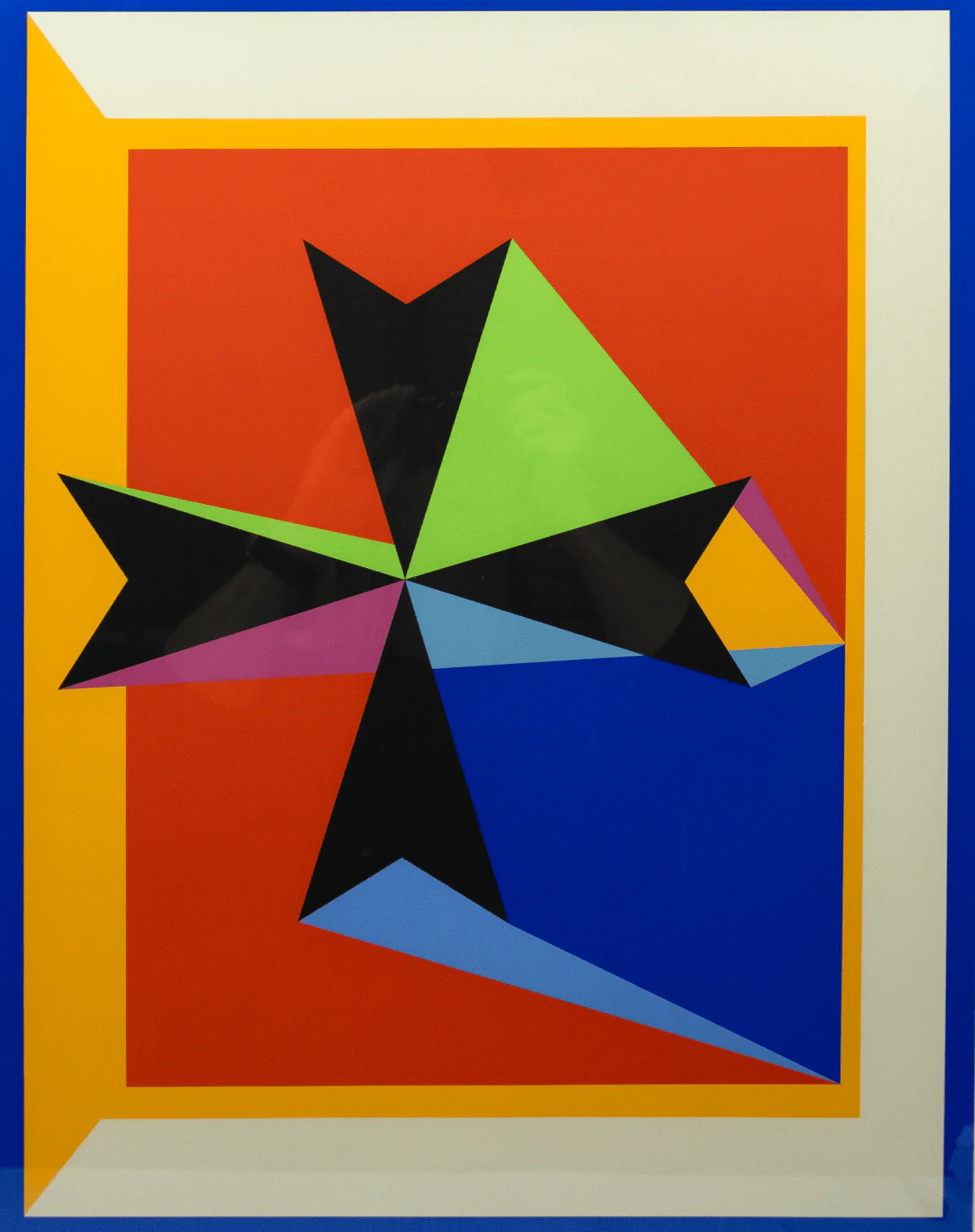 FormaArte20 - Detail van een zeefdruk zonder titel van Guy Vandenbranden