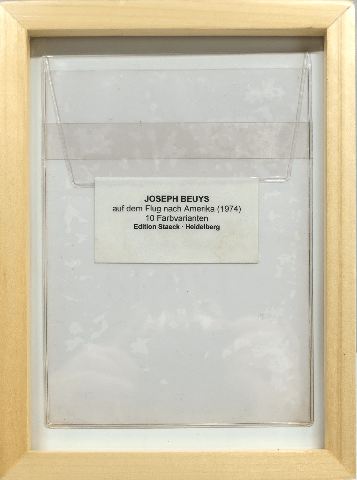 FormaArte20 – Uitgever 10 fotolithografieën Auf dem Flug nach Amerika van Joseph Beuys