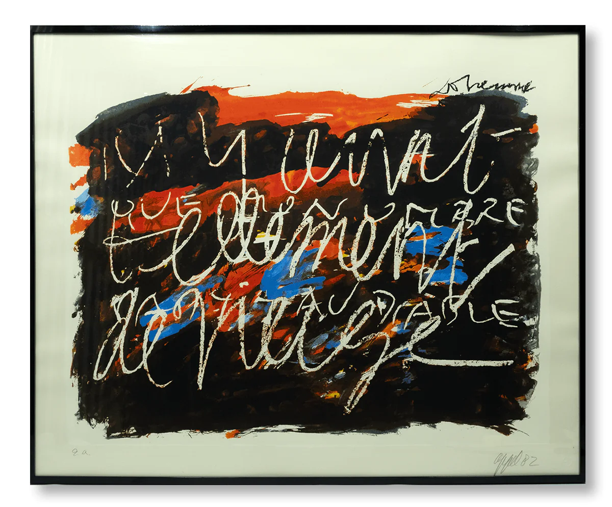 FormaArte20 – De zeefdruk Il y avait van Karel Appel