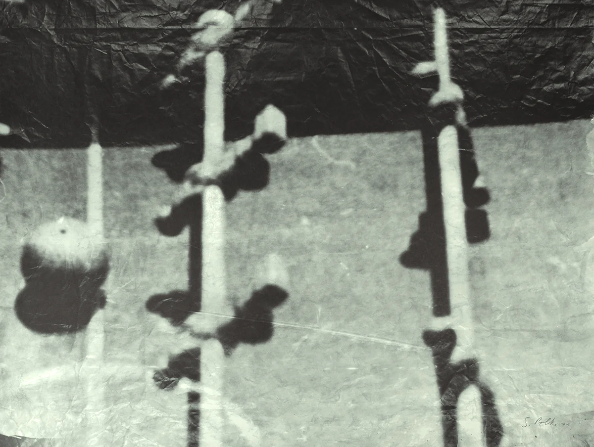 FormaArte20 - De lithografie Fernsehbild (Kicker) I grau van Sigmar Polke