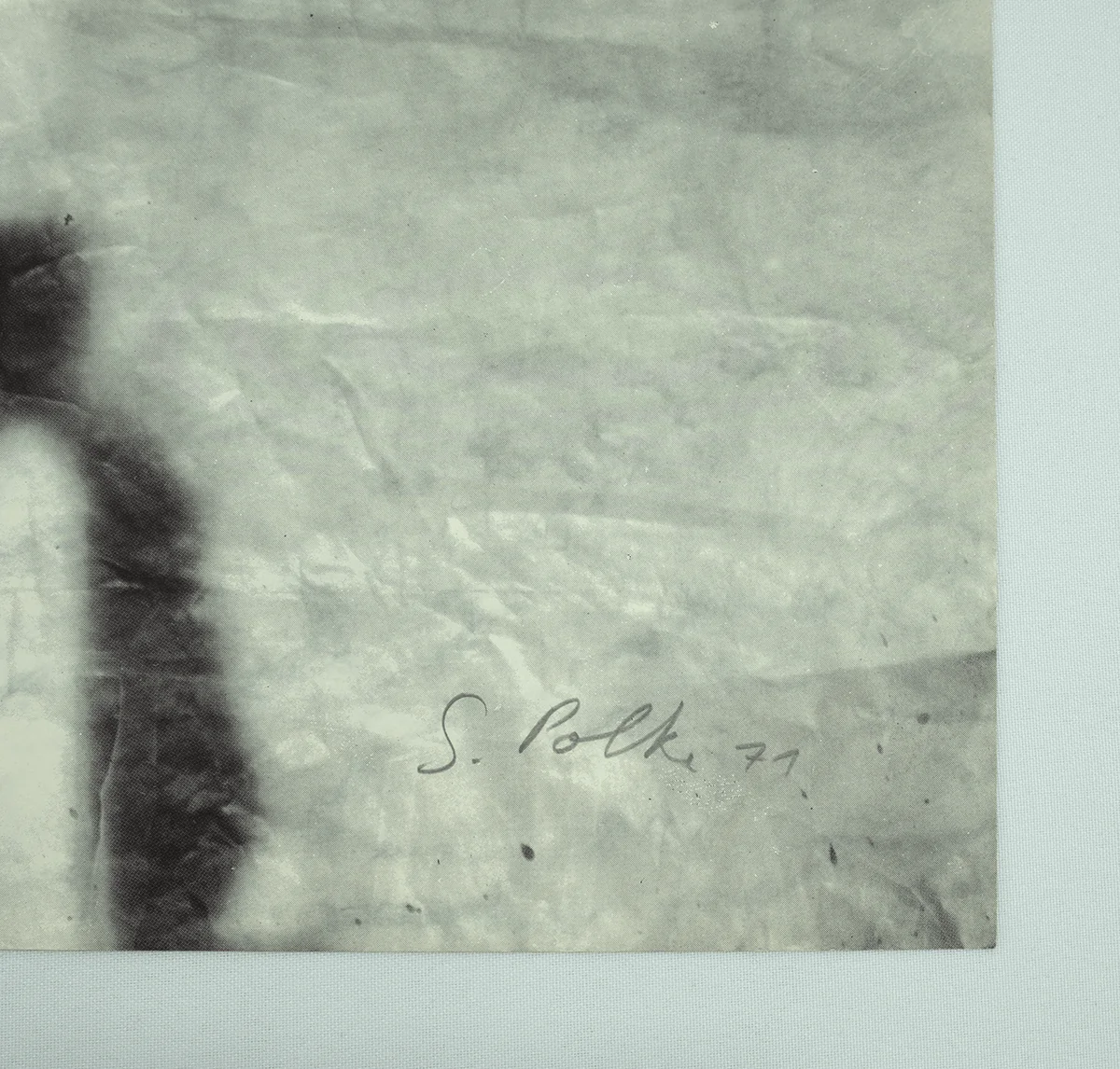 Sigmar Polke (1941-2010) - Fernsehbild (Kicker) I grau - Afbeelding 2